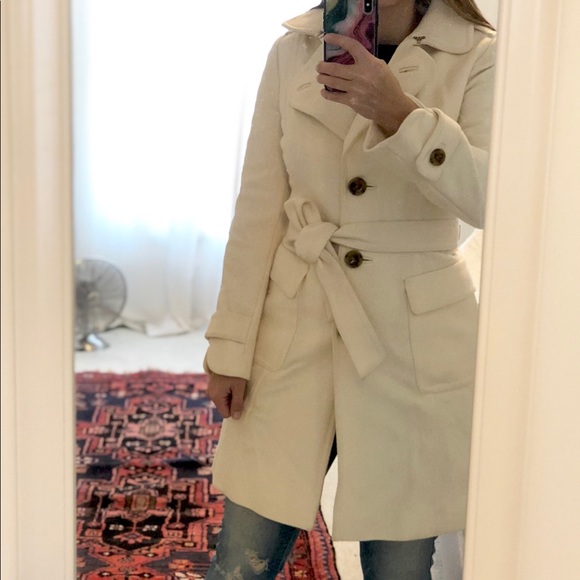 Coats | Banana Republic Long Wool Coat 